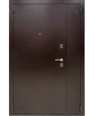 1200 мм  металл/ металл MEGA MASS шоколад букле полуторная дверь					